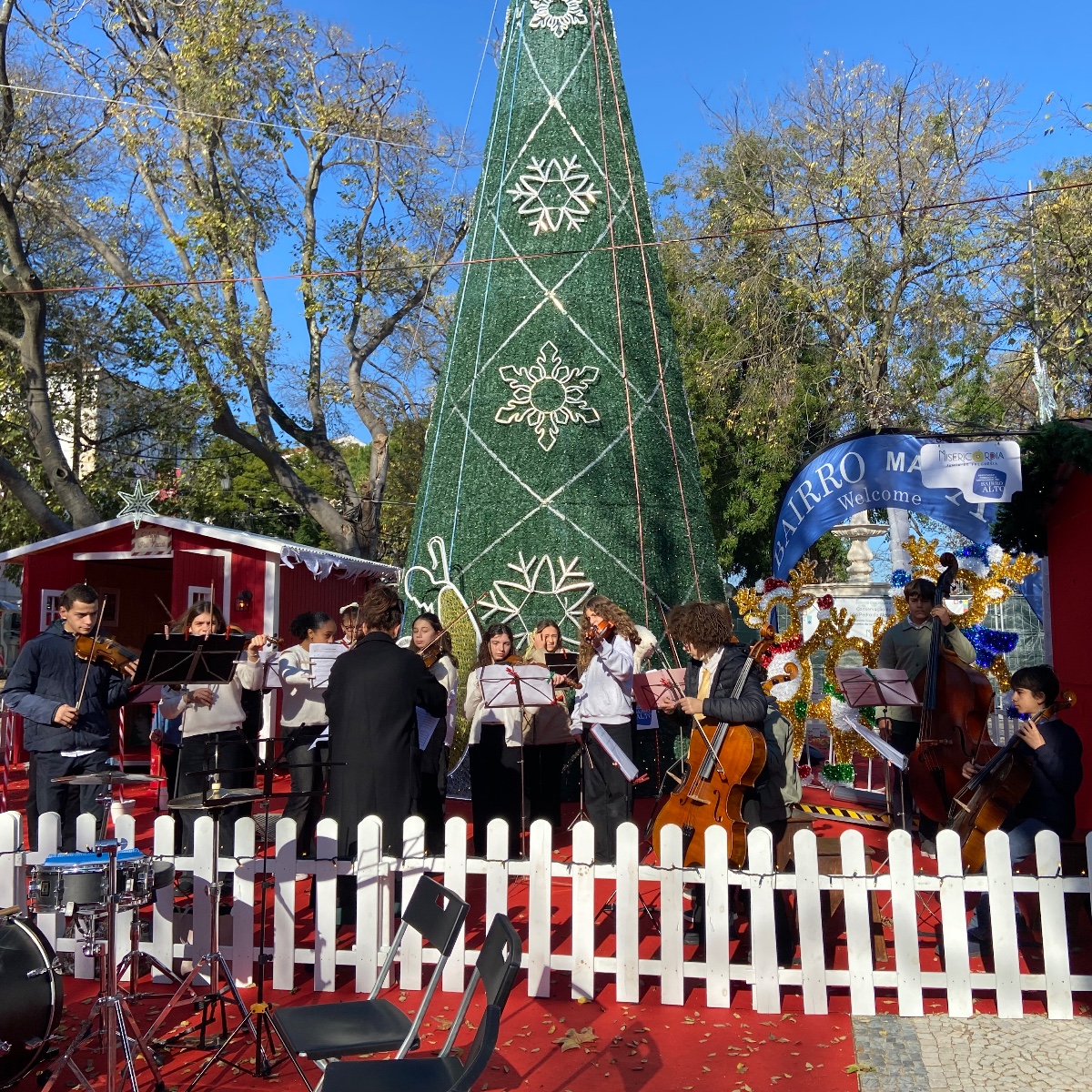 Concerto de Natal no Jardim de S. Pedro de Alcântara